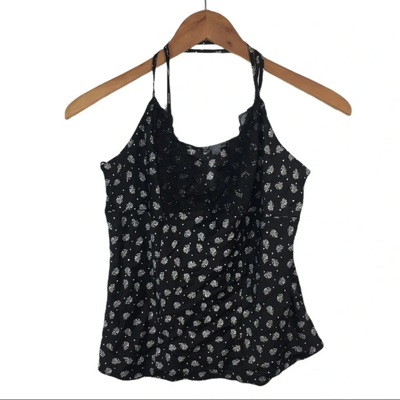 WS722 Guess Jeans Brand Co. Floral Blouse Top L - Picture 1 of 3